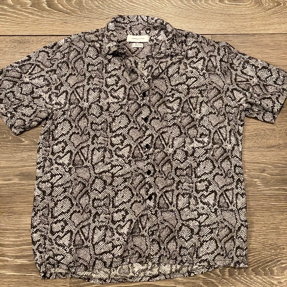 Snake Print Button Up - image 1